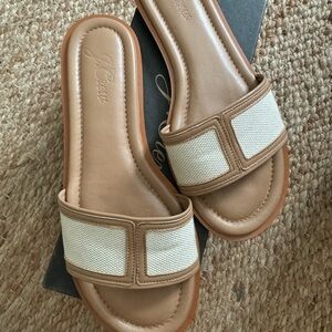 J Crew Canvas Sandal
